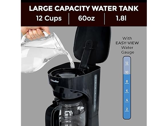 MUELLERHOME Mueller 12-Cup Drip Coffee Maker