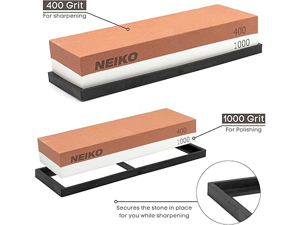 NEIKO 54004A Whetstone, Knife Sharpening Stone