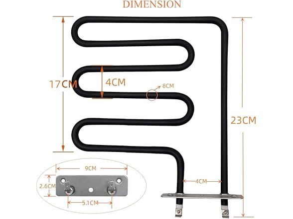 1200 Watts Smoker Heating Element Kit