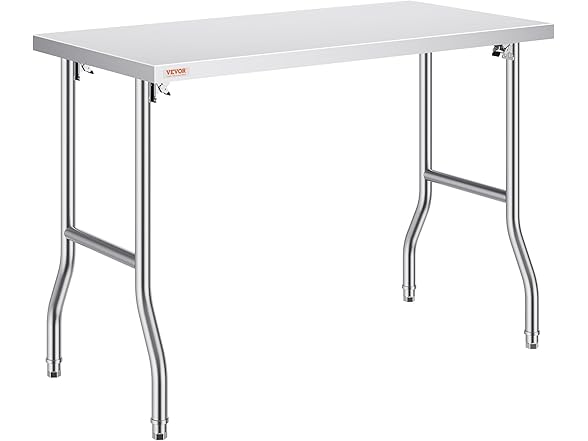 VEVOR Folding Commercial Prep Table