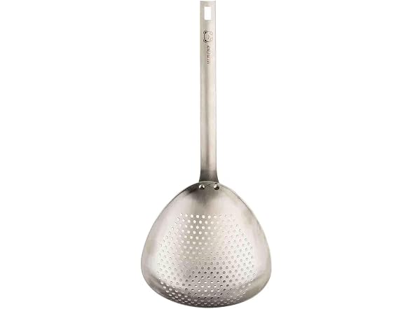 TableCraft 12830 Scoop Colander, 14 oz Stainless Steel Scoop 
