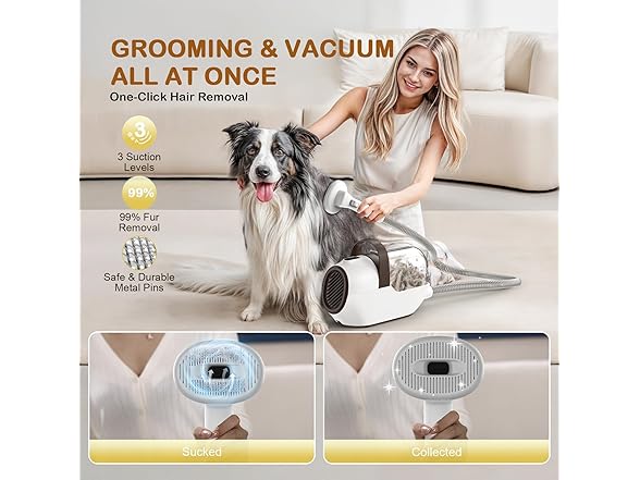 Ozumek W0056 Dog Grooming Vacuum