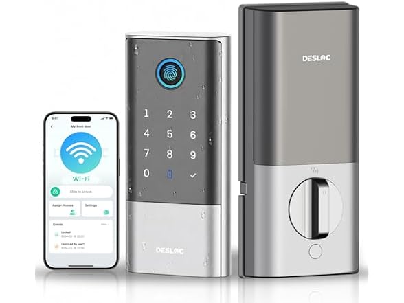 DESLOC Smart Lock with Fingerprint