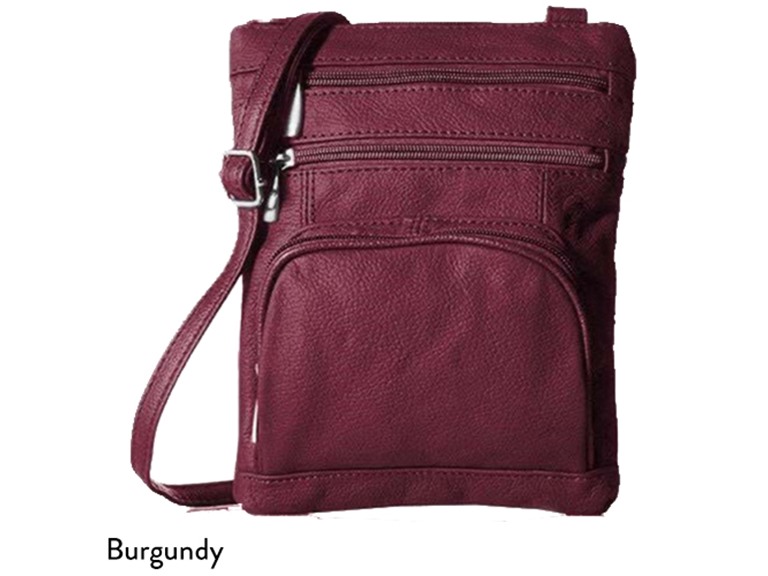 Plus Size Super Soft Leather Crossbody Bag