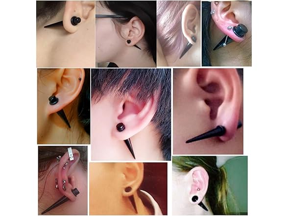 NASAMA 50Pcs Ear Gauge Stretching Kit