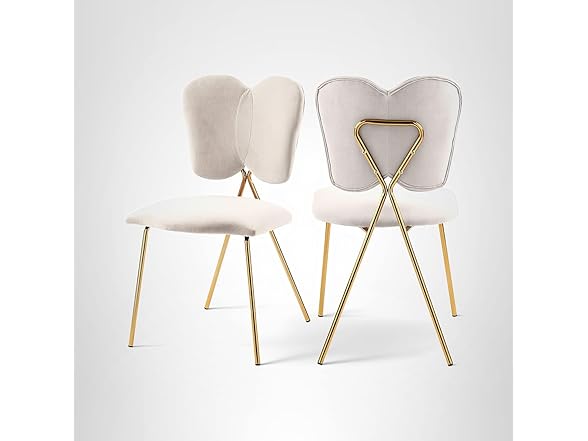 2Pk Angel Velvet Dining Chair