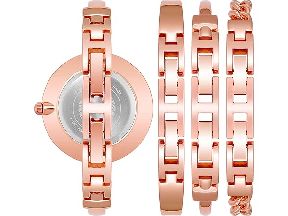 Anne Klein Womens Bangle Watch Set