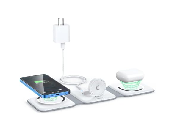RTOPS Magnetic Foldable 3-in-1 Charging Station