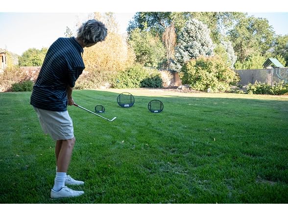 Pin Point Golf 3-Piece Chipping Target Net Set
