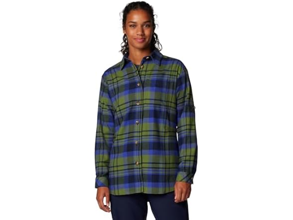 Columbia Women's Holly Hideaway Flannel Shirt (S)