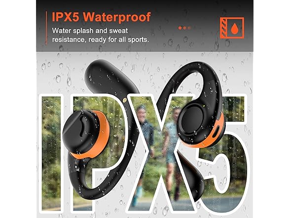 Jzones Open Ear Bluetooth Earbuds, 60H Playtime