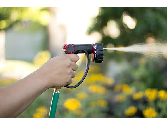 Orbit 58993 7-Pattern Watering Nozzle with Thumb Control, Black
