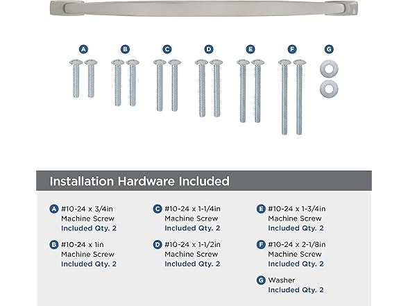 Amerock Appliance Pull, 18", Nickel
