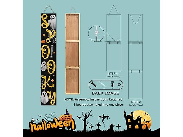 Halloween Spooky Porch Sign