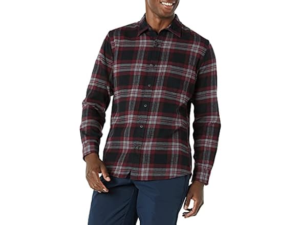 Black Burgundy Plaid