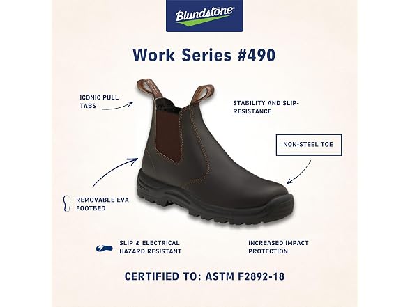 Blundstone Men's 490 Work Series Slip