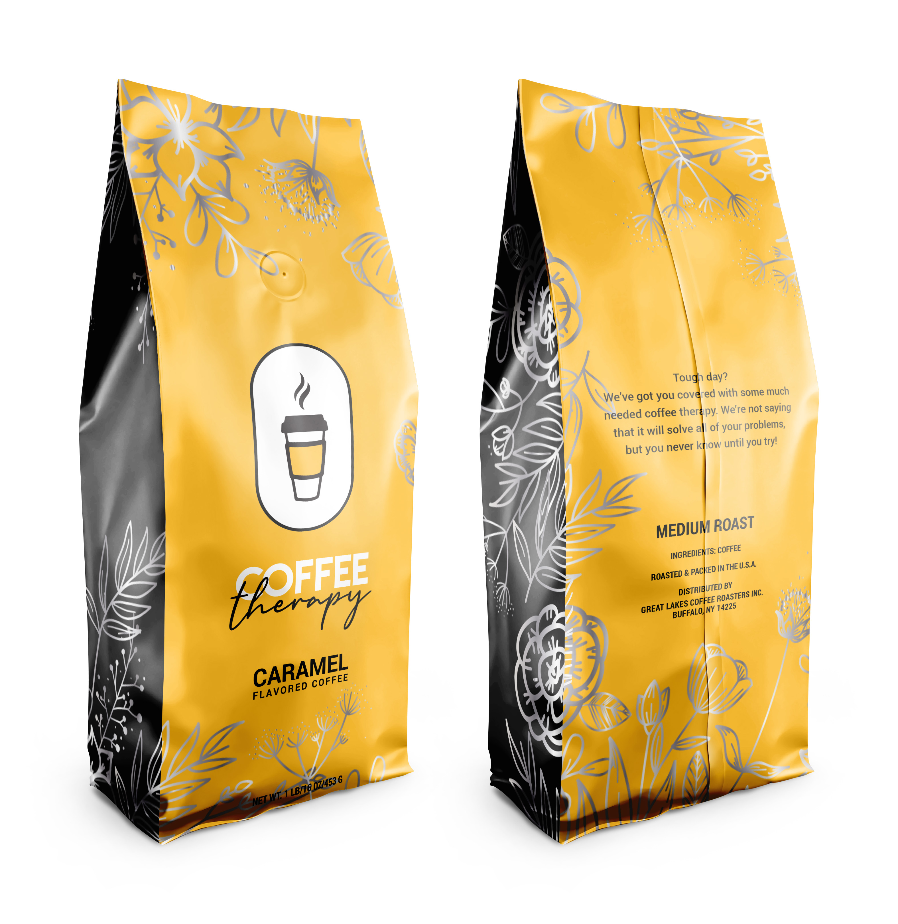 (4pk) Coffee Therapy Ground Coffee Variety Pack - Gallery 5