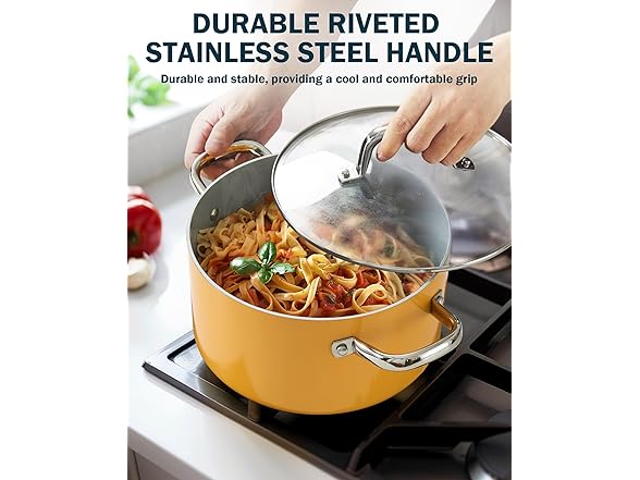 Cook N Home Classic Nonstick Cookware 10 Piece Set