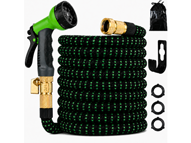 $28.99, Was $59.99, 51% Off! 100ft Expandable Garden Hose w/ Nozzle dealfomo