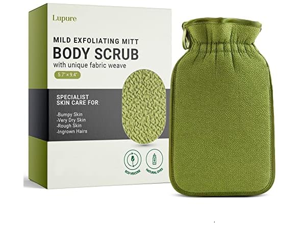 Lupure Deep Exfoliating Mitts Body Scrub