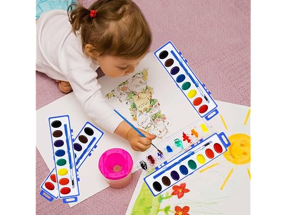 KMLYDGS 40 Pack Watercolor Paint Set - Gallery 7