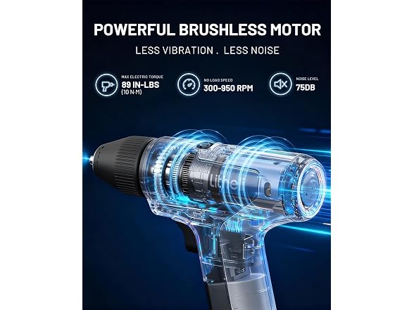 Litheli 4V Cordless Drill & Screwdriver
