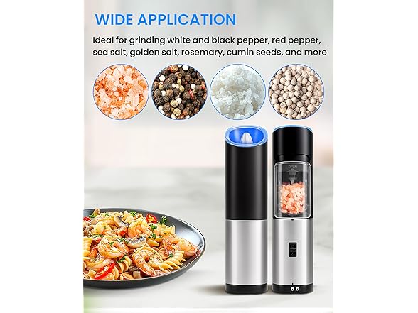 Gravity Electric Salt & Pepper Grinder