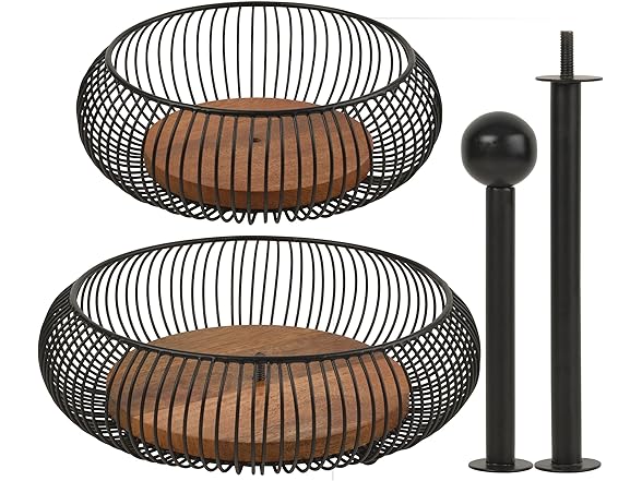 Gourmet Basics by Mikasa Storage Basket, 2 Tier