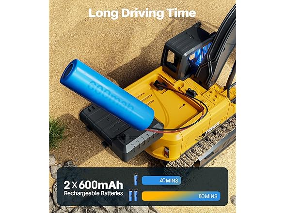 Geyiie Remote Control Digger Toy