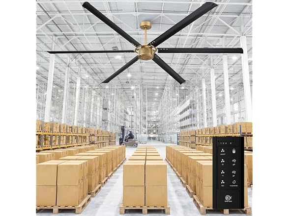 Parrot Uncle 96 Inch Industrial Ceiling Fan