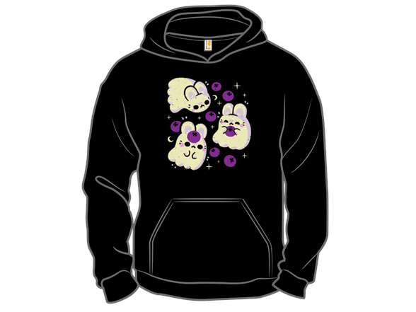 Cute Bunny Ghosts and Blueberries - Gallery 5