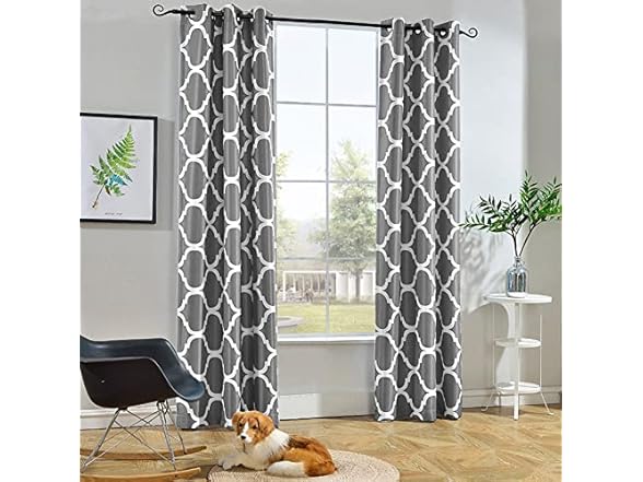Melodieux Moroccan Blackout Curtain 42"x96"