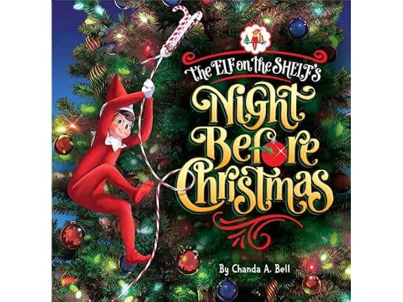 Elf On The Shelf Night Before Christmas Storybook and Blue Eye Boy