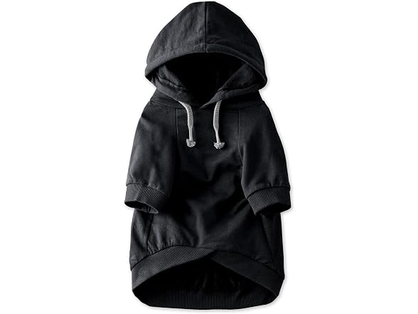 Pet Passion Rocky II Dog Hoodie, Black, XXX-Small