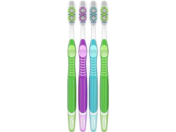 Oral B 3D White Stain Eraser 4 Count Soft Manual