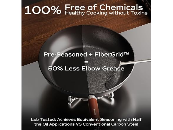 Armorbear 11" Carbon Steel Frying Pan