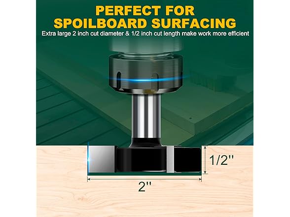CNC Spoilboard Surfacing Router Bit