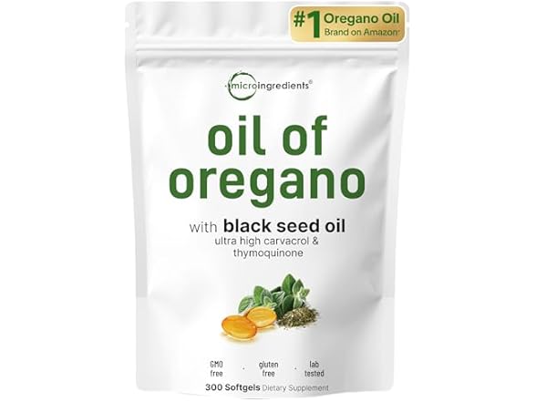 Micro Ingredients Oregano Oil 300ct