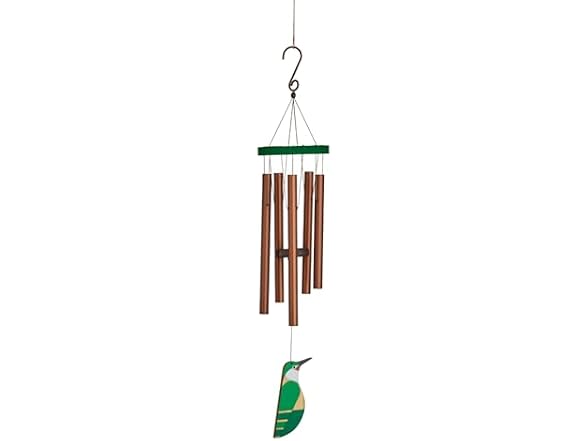 Red Carpet Wind Chimes Hummingbird 36in