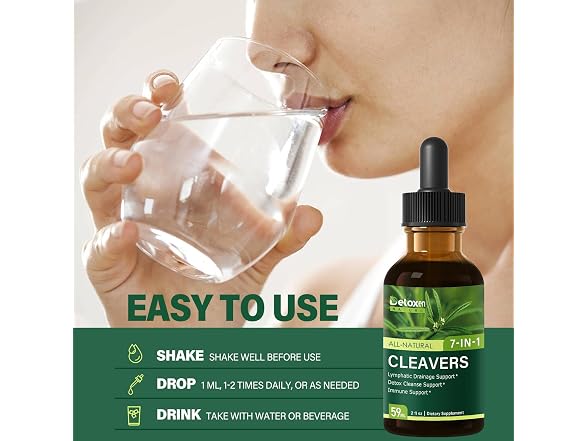 DetoxenNATURE 7-in-1 Cleavers Lymphatic