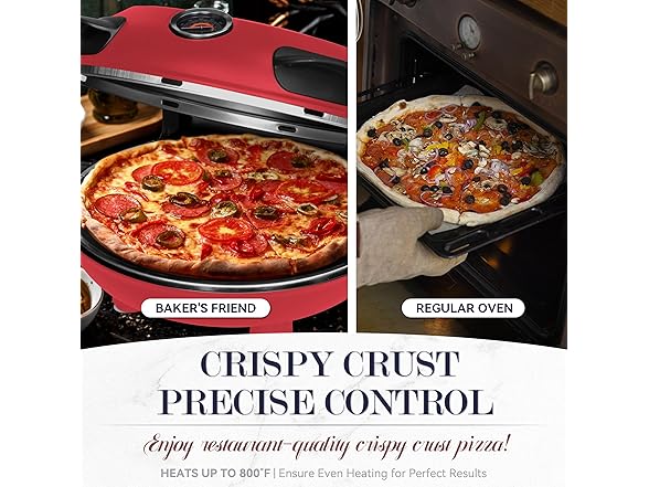 Electric Pizza Oven Indoor Countertop