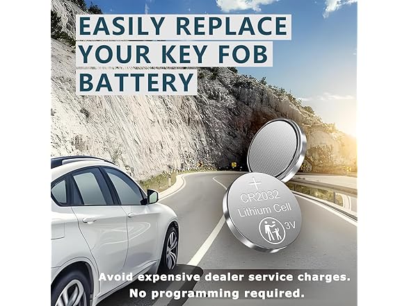 BBXSA Key Fob Replacement Batteries for Audi (
