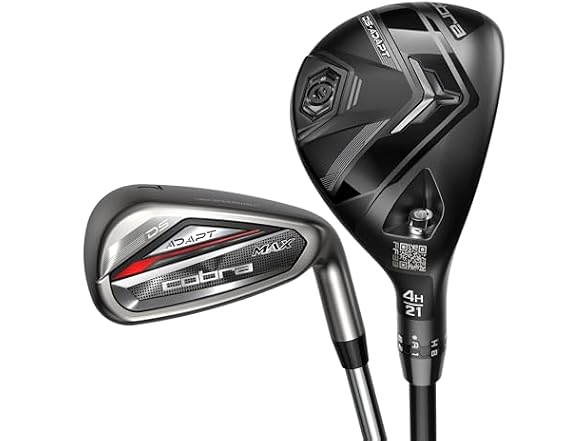 Cobra Golf 2025 Men's Darkspeed Adapt Iron Set with Hybrid 5H, 6-GW (Right Hand)