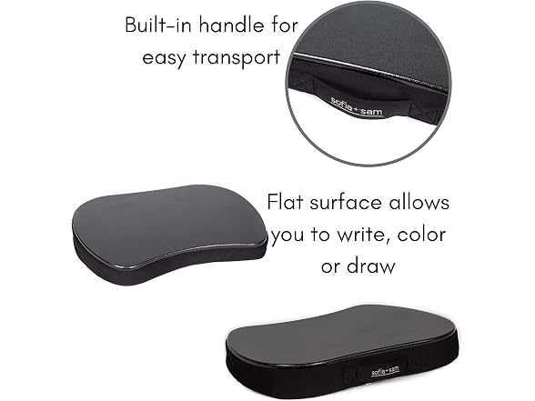 Sofia + Sam Mini Memory Foam Lap Desk Color: Black