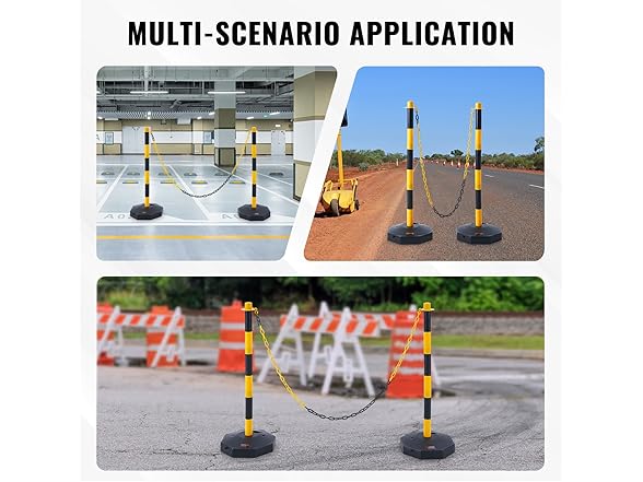 VEVOR Adjustable Traffic Delineator Post Cones