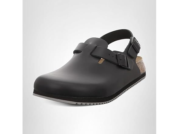 Birkenstock Men's Clogs, Black, US:7.5