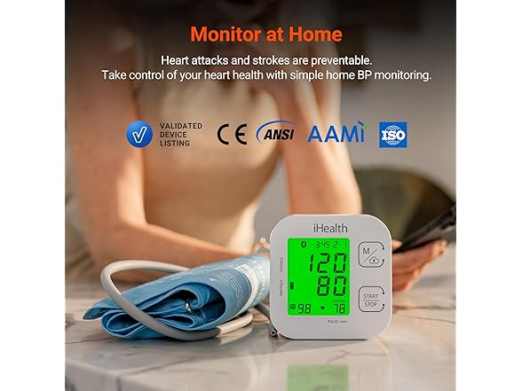 iHealth Smart Upper Arm Blood Pressure Monitor
