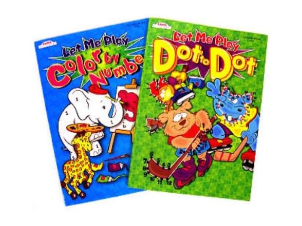 KAPPA BOOKS Color by Number Dot Assortment,