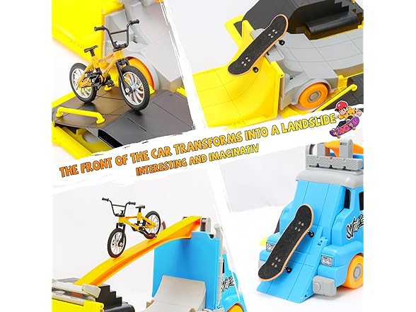 Hestiasko Finger Skateboard Park Set