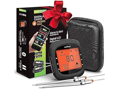 $39.99, Was $99.99, 60% Off! Nutrichef BH-811 Smart Bluetooth BBQ Thermometer dealfomo